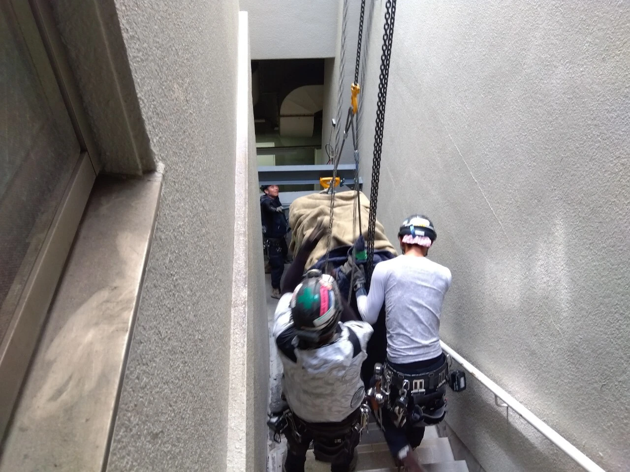 安全を第一に考えた作業